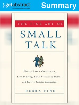 cover image of The Fine Art of Small Talk (Summary)
